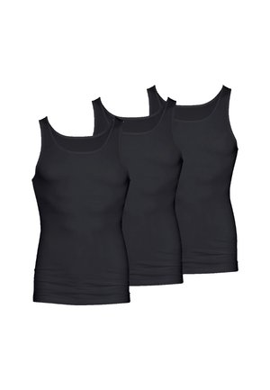 3ER PACK - Maglietta intima - schwarz