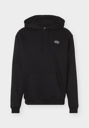 Under Armour, RIVAL HOODIE - Kapuzenpullover - ultimate black/white