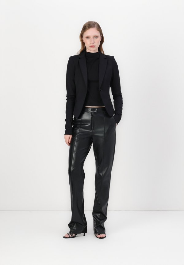 PANT - Leather trousers - nero2