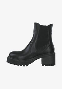 Unselected, black leather