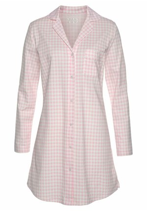 LASCANA Nachthemd - rosa/weiß