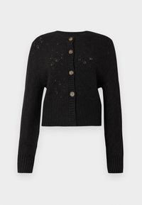 AMANDA LIFE O NECK - Gilet - black