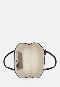 Lauren Ralph Lauren CANVAS & LEATHER LARGE EMERIE TOTE - Veľká kabelka - natural/black