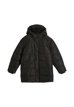 HOODED - Abrigo de invierno - black
