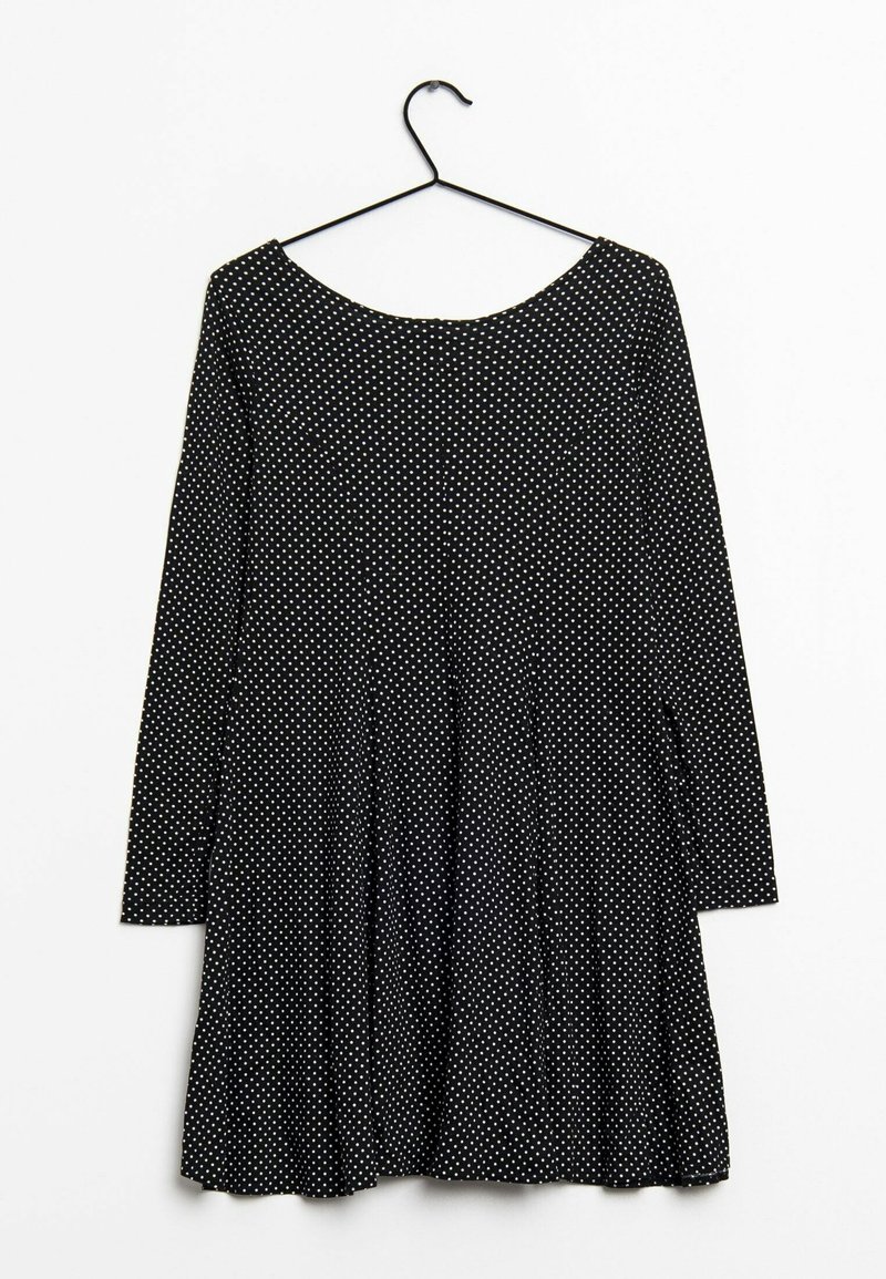 old navy black and white polka dot dress Ava Dress Navy Polka Dot