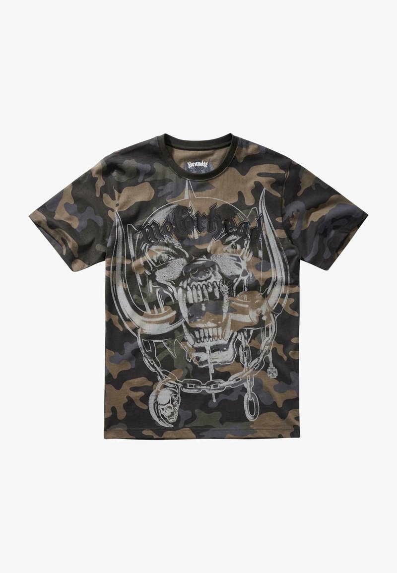 Brandit MOTÖRHEAD WARPIG PRINT - T-shirts med print - darkcamo