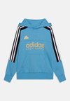 TIRO NATIONS PACK KIDS - Džemperis su gobtuvu - light blue/black/white/hazy beige