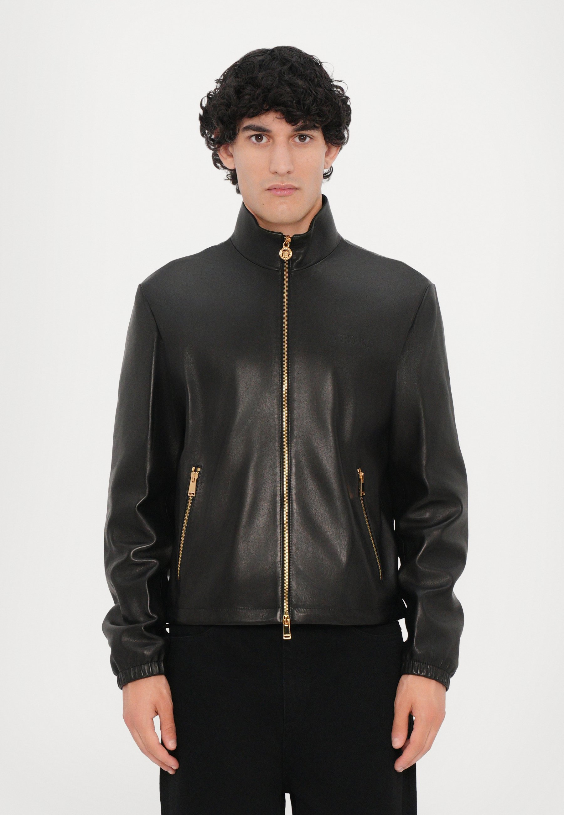 Veste Femme Simili Cuir Noir Motard - Quincaillerie Dorée - Taille S - Marque Love Tree, Neuve Avec étiquettes