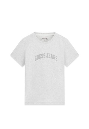 Guess Jeans, BEDRUCKTES LOGO-T-SHIRT - Μπλουζάκι με στάμπα - hellgrau