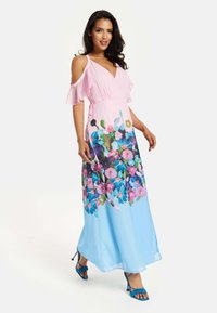 Liquorish FLORAL WITH FRILL DETAILS - Maxi dress - multi coloured