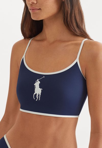 Polo Ralph Lauren CROP CAMI - Gornji dio bikinija - navy