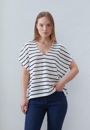 Anna Field by Zalando T-shirts basic - off-white/dark blue