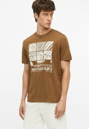 s.Oliver T-SHIRT - T-Shirt print - dunkelbraun