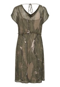 Cream CHERY  - Denné šaty - overland trek forest