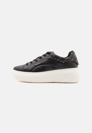 Armani Exchange, Trainers - black/pale gold-coloured