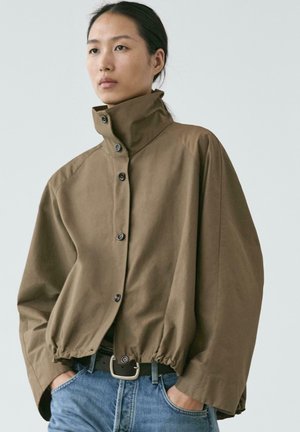 HIGH NECK - Leichte Jacke - khaki