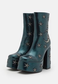 Koi Footwear DREAMS OF MOONCRAFT TEAL BOOTS - Gležnjače s platformom - teal