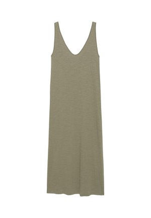 PULL&BEAR, STRAPPY - MIDI DRESS - Velika haljina - khaki