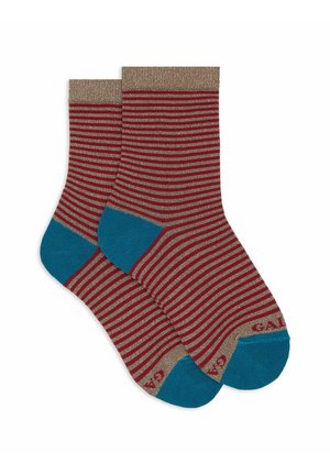 CORTE RIGHE WINDSOR EFFETTO SCINTILLANTE - Socken - beige