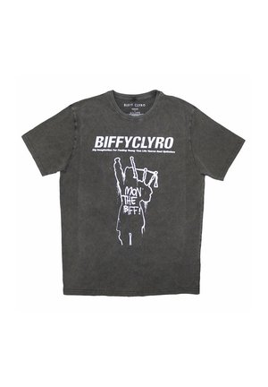 BIFFY CLYRO BIG IMAGINATION LIMITED EDITION ONLY WASH - Print T-shirt - charcoal