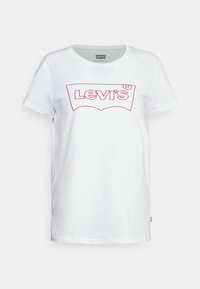 Não selecionado, red/white