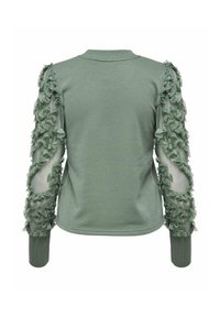 JDY JDYFAIRVIEW LIFE NOOS - Sweatshirt - iceberg green