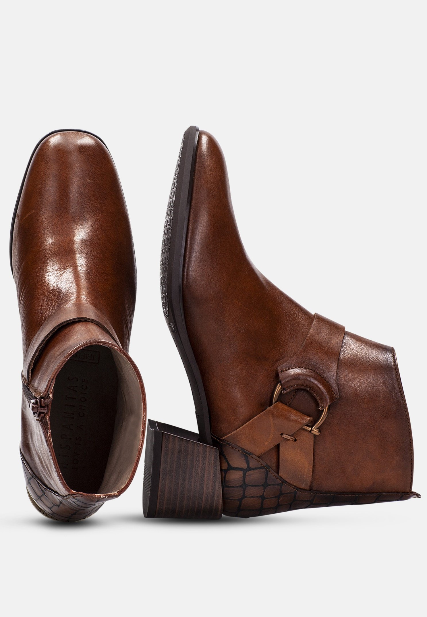 Hispanitas ALEXA - Botines camperos - cuero/marrón - Zalando.es