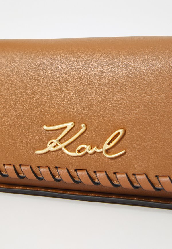 SIGNATURE CROSSBODY WHIP - Cross body bag - dark tan2