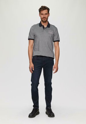 s.Oliver MET CONTRASTDETAILS - Poloshirt - navy