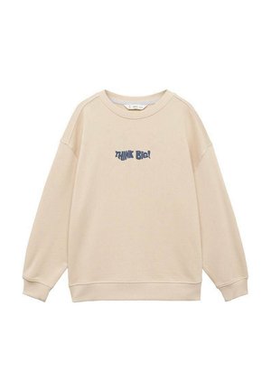 TEXTE RELIEF - Sweatshirt - sand