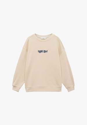 TEXTE RELIEF - Bluză de molton - sand