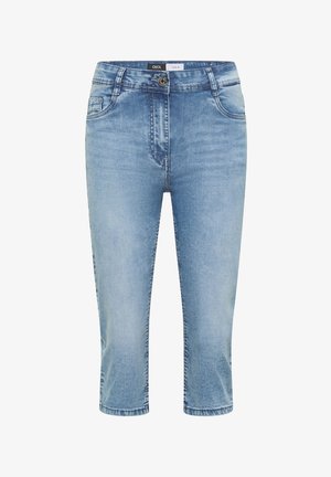 Cecil, HIGH WAIST SLIM FIT CAPRI JEANS - Short en jean - authentic used wash