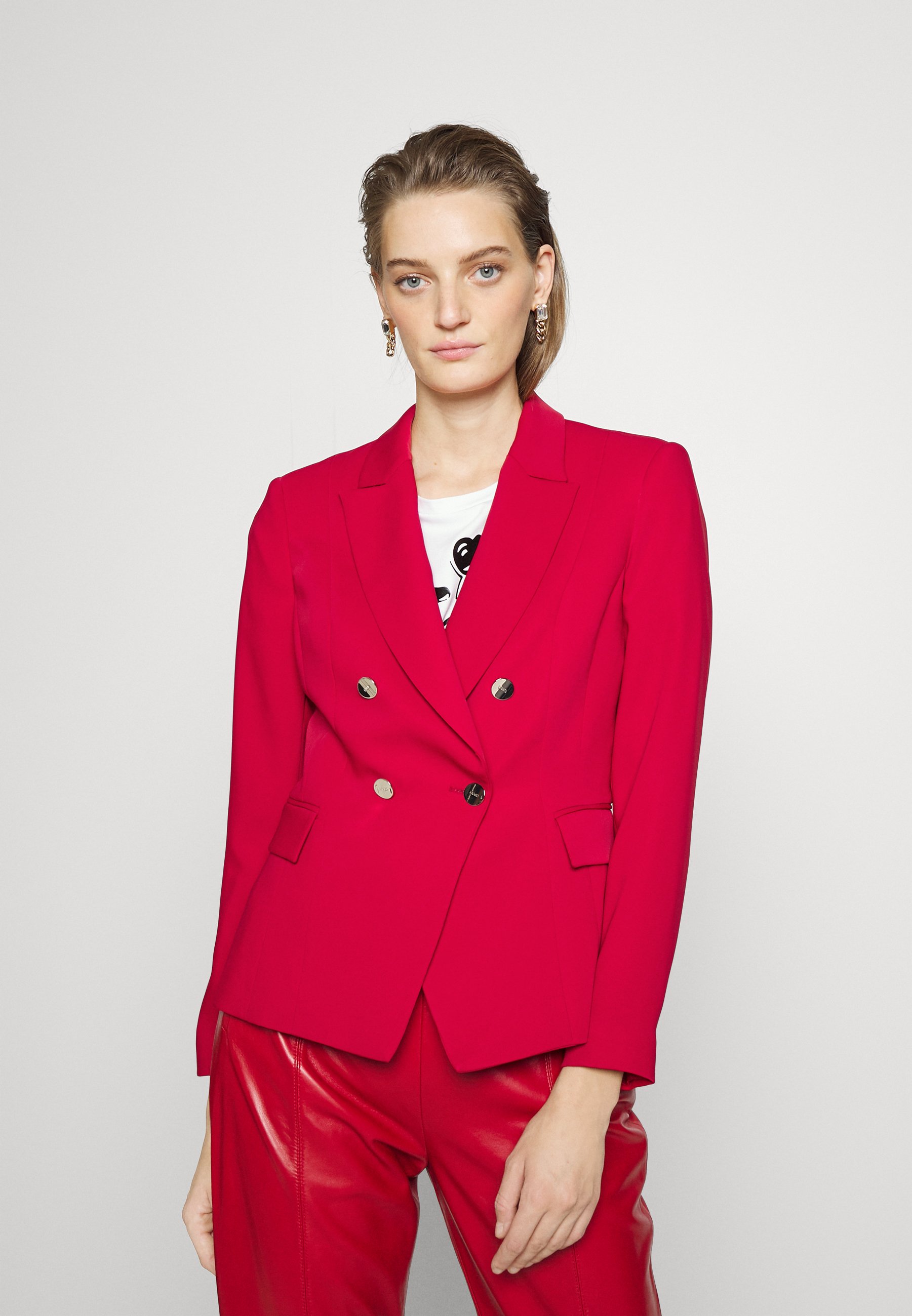 LIU JO GIACCA SUPER SLIM - Blazer - rosso scarlatto/rosso - Zalando.it