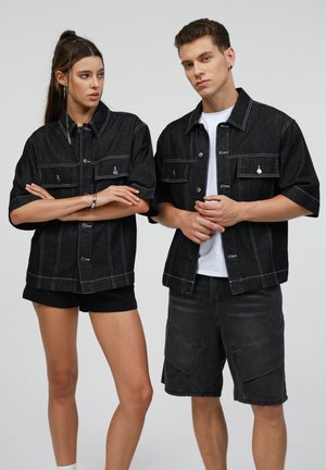YOURTURN UNISEX DENIM - Hemd - washed black