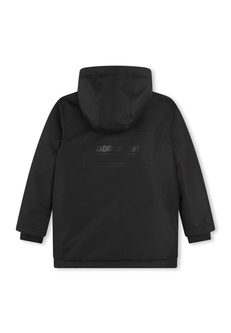 Zadig Voltaire DÉPERLANTE À CAPUCHE Parka black/noir