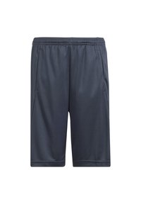 adidas Performance LOGO UNISEX - Pantalón corto de deporte - carbon/semi green spark