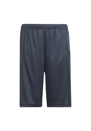 LOGO UNISEX - Träningsshorts - carbon/semi green spark