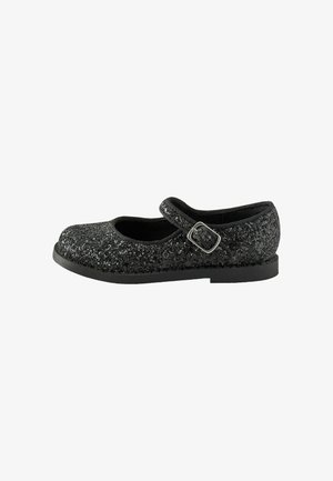 Next, SQUARE TOE MARY JANE SHOES - Ballerine con cinturino - black glitter