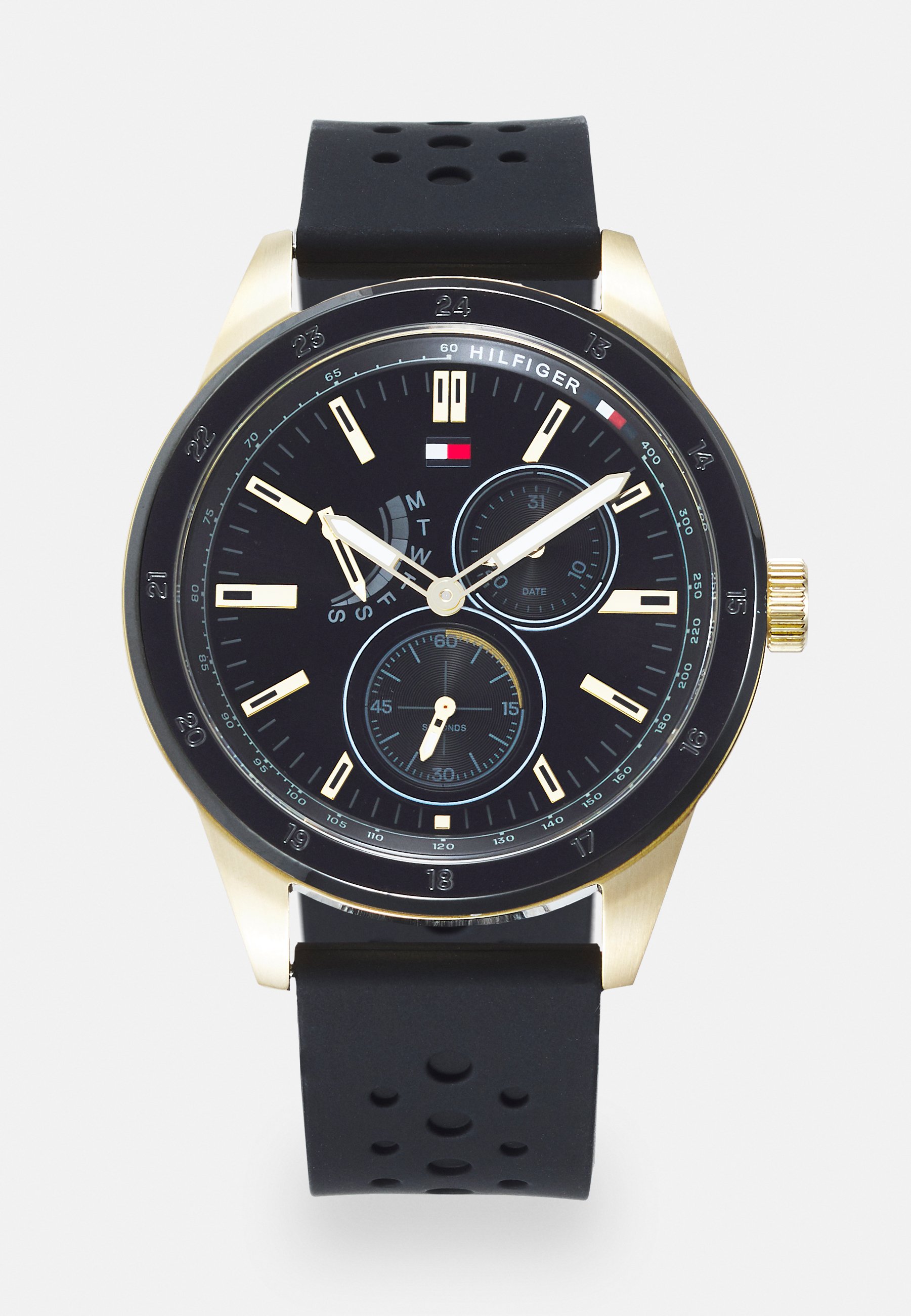 Tommy Hilfiger AUSTIN - Orologio - black/gold-coloured/nero - Zalando.it