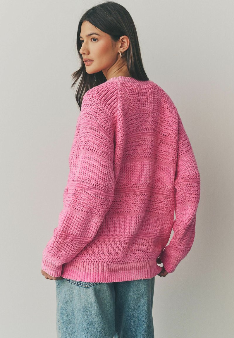 Next UP STITCH Cardigan pink fluro/pink Zalando