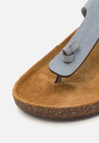 Tory Burch MELLOW THONG SANDAL - Sandale cu baretă între degete - aria blue/avola