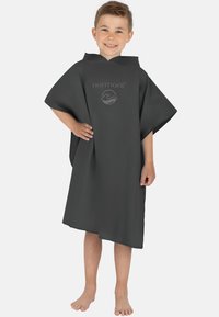 Normani Bademantel - schwarz