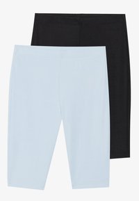 2 PACK - Shorts - black/light blue