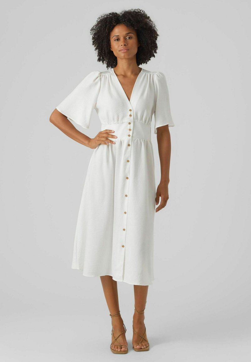 Vero Moda Marškininė suknelė - snow white