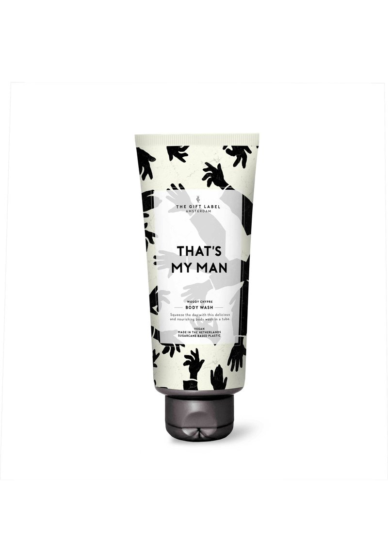 The Gift Label BODY WASH TUBE MEN THAT'S MY MAN Douchegel zwart