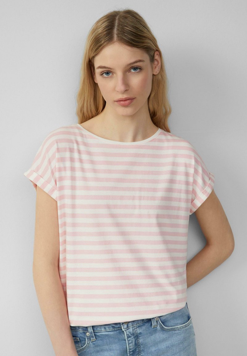 QS T-Shirt print - altrosa