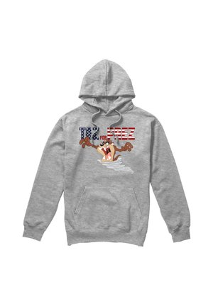 Cotton Soul, LOONEY TUNES TAZ FOR PREZ 3 - Hoodie - mottled light grey