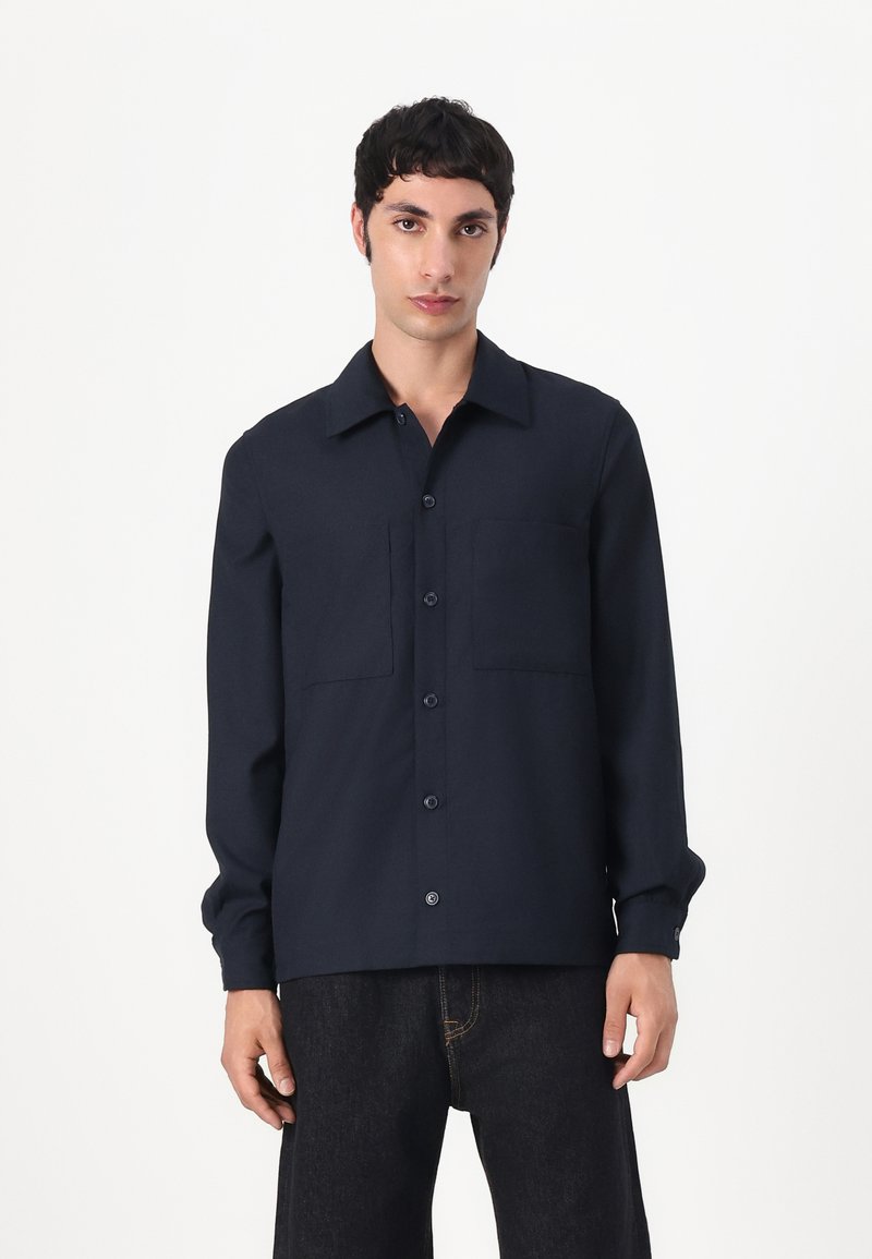Samsøe Samsøe TAKA JO OVERSHIRT - Majica - dark blue