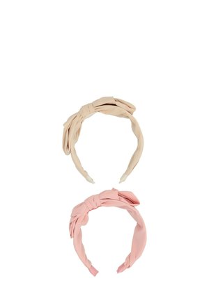 BOW ON FRENCHCLIP 2 PACK - Haar-Styling-Accessoires - rose/beige