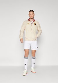 adidas Performance BELGIUM RBFA ANTHEM JACKET - Dres reprezentacije - burgundy/sand strata